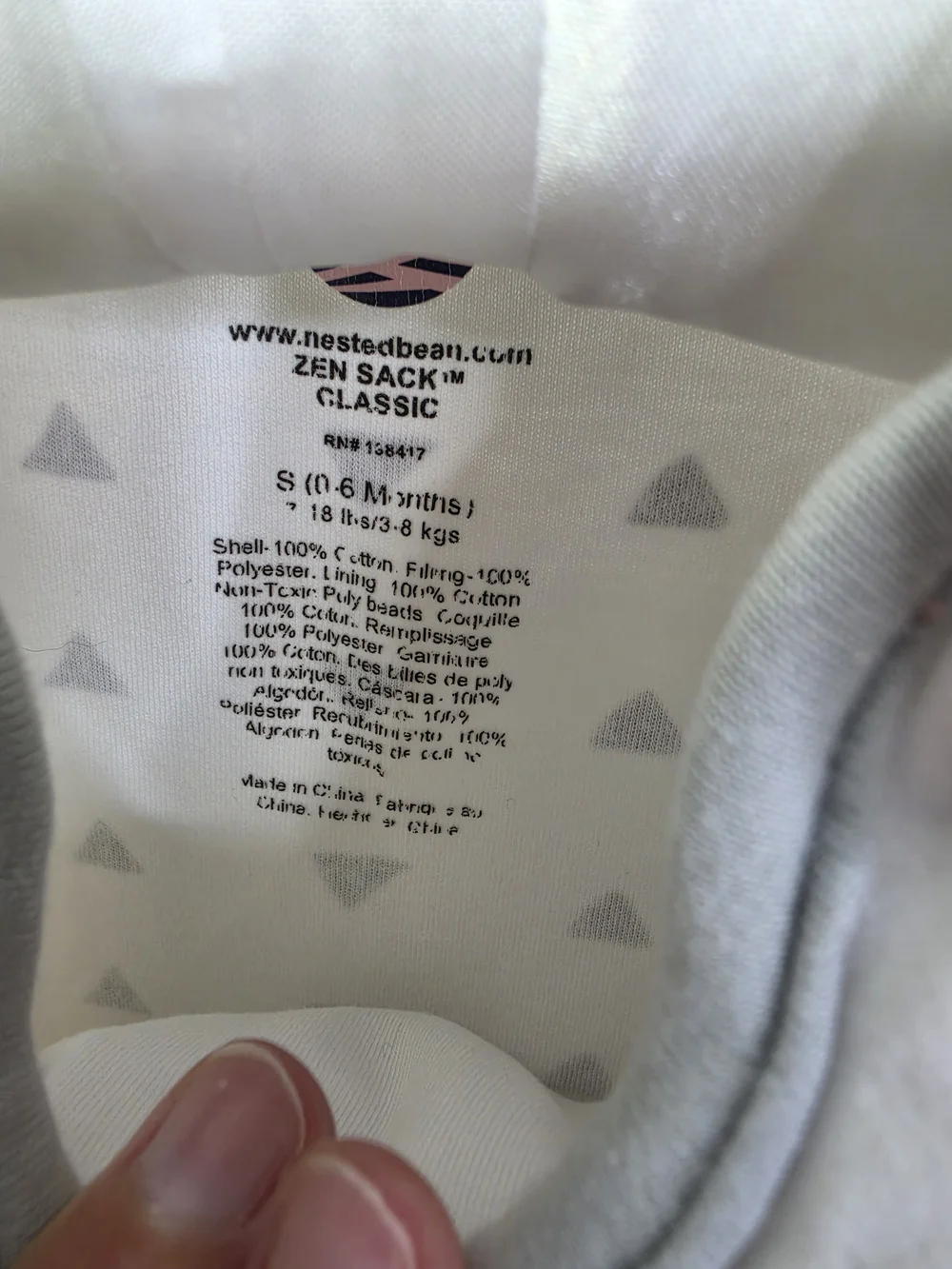 Zen Sack™ Classic Wearable Blanket for Infants, 0-6M